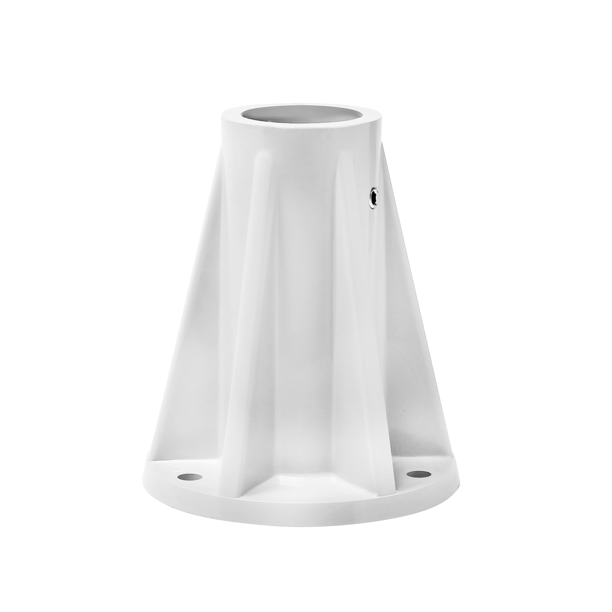 Saftron White 6" Surface Mounting Base